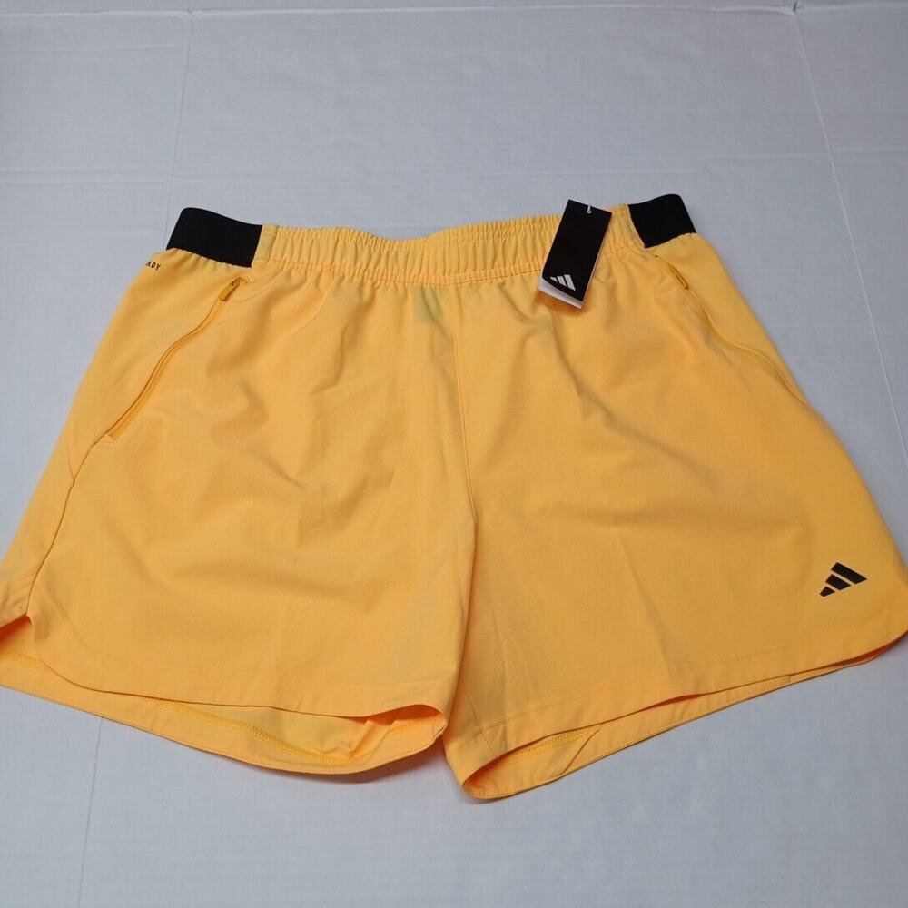 Adidas Men's‎ Axis Woven 5" Training Shorts JE8277 Size XL Extra Large Yellow